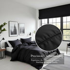4AS Washed Microfiber Duvet Cover Set – Ultra-Soft & Wrinkle-Free