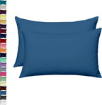 2x Luxury Percale Polycotton Pillowcase Pair – Soft, Durable &amp; Easy-Care Bedding - 4A's Global