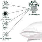 Zippered Waterproof Pillow Protector Case – Bed Bug &amp; Dust Mite Proof 4A's Global
