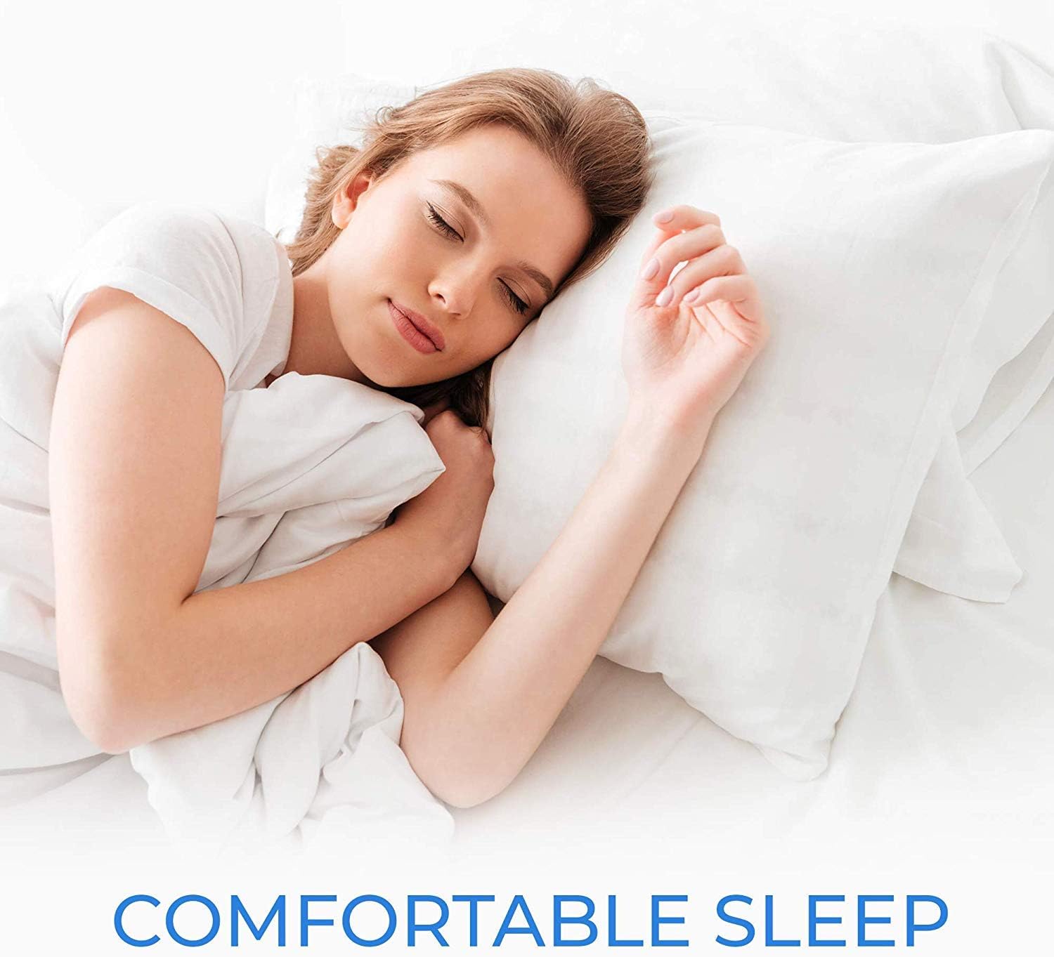 Fully Zippered Waterproof Pillow Protector – Bed Bug Proof, Anti-Allergy &amp; Breathable - 4A's Global