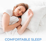 Fully Zippered Waterproof Pillow Protector – Bed Bug Proof, Anti-Allergy &amp; Breathable - 4A's Global
