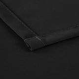 Black Thermal Blackout Eyelet Curtains – Ready Made Insulated Privacy &amp; Noise Reducing Drapes - 4A's Global