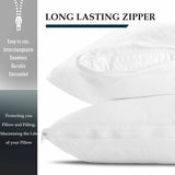 Fully Zippered Waterproof Pillow Protector – Bed Bug Proof, Anti-Allergy &amp; Breathable - 4A's Global