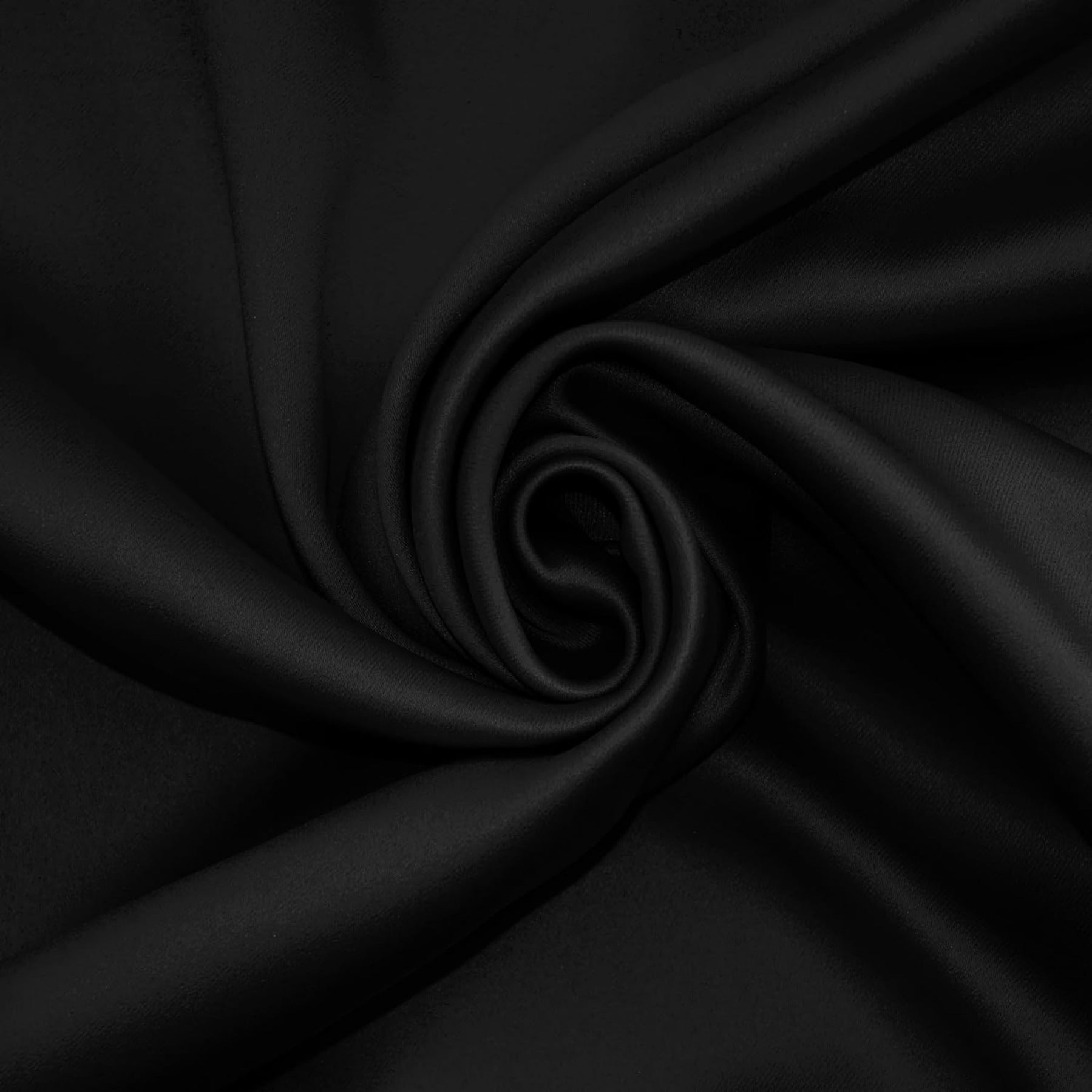 Black Thermal Blackout Eyelet Curtains – Ready Made Insulated Privacy &amp; Noise Reducing Drapes - 4A's Global