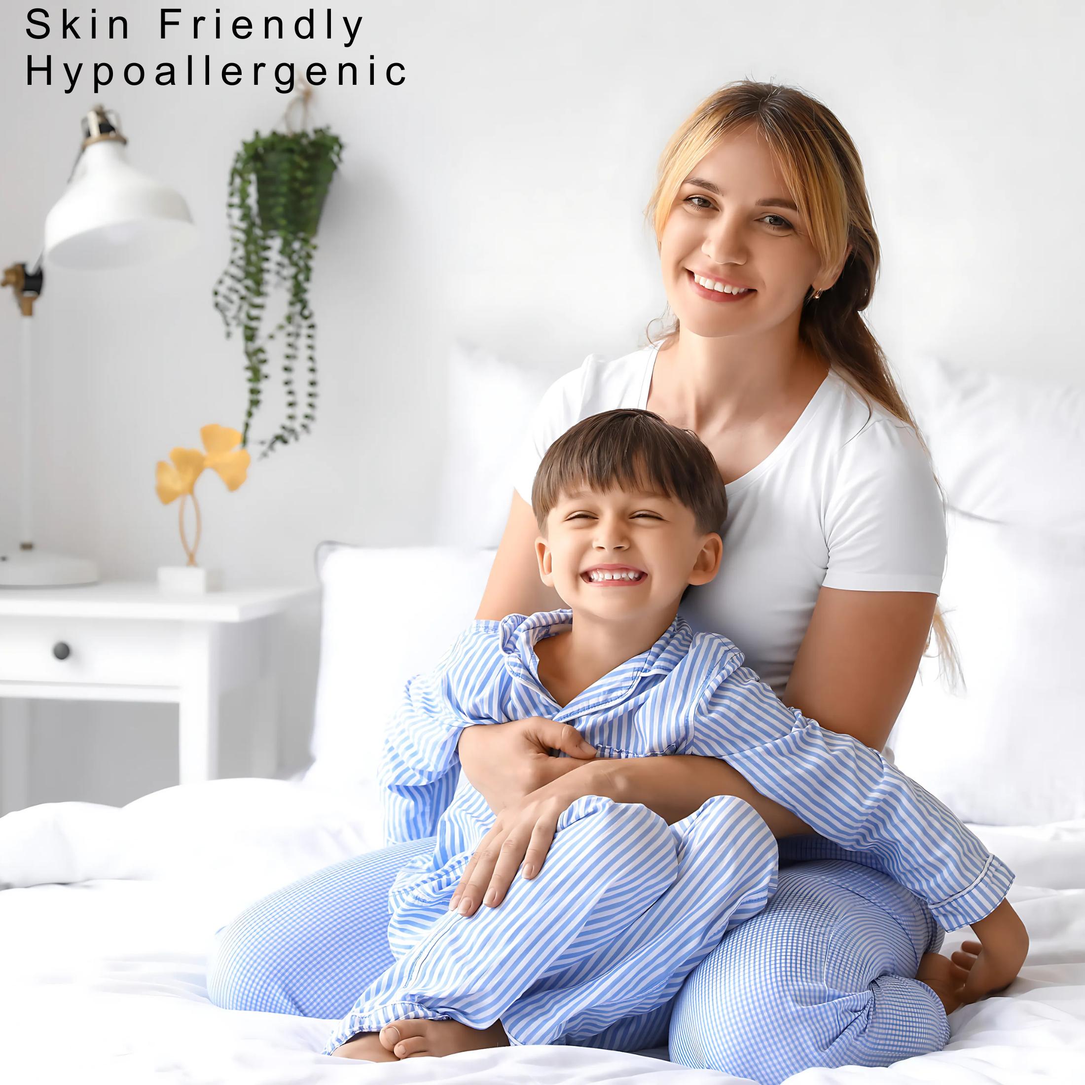 Premium Bamboo Waterproof Mattress Protector – Breathable & Hypoallergenic Fitted Cover
