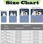 Reversible & Plain Duvet Cover and Matching Pillowcase Set –  Elegant, Soft & Durable Bedding 4A's Global