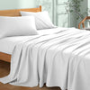 High Living Luxury Percale Poly-Cotton Flat Sheet | 180 Thread Count Bedding