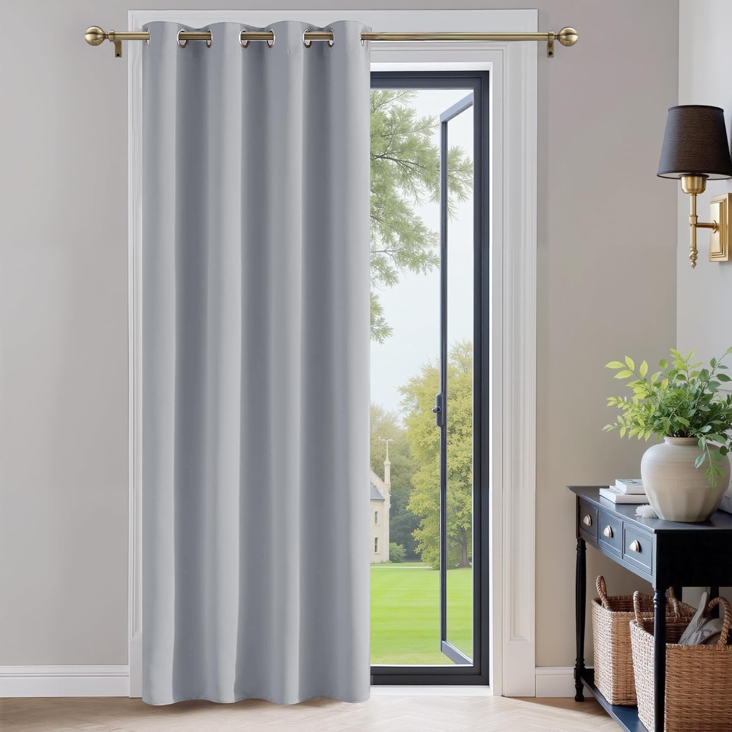 Thermal Blackout Eyelet Curtains 99% Light Block, 10 Sizes 6 Colours - Royal Home Furnishing