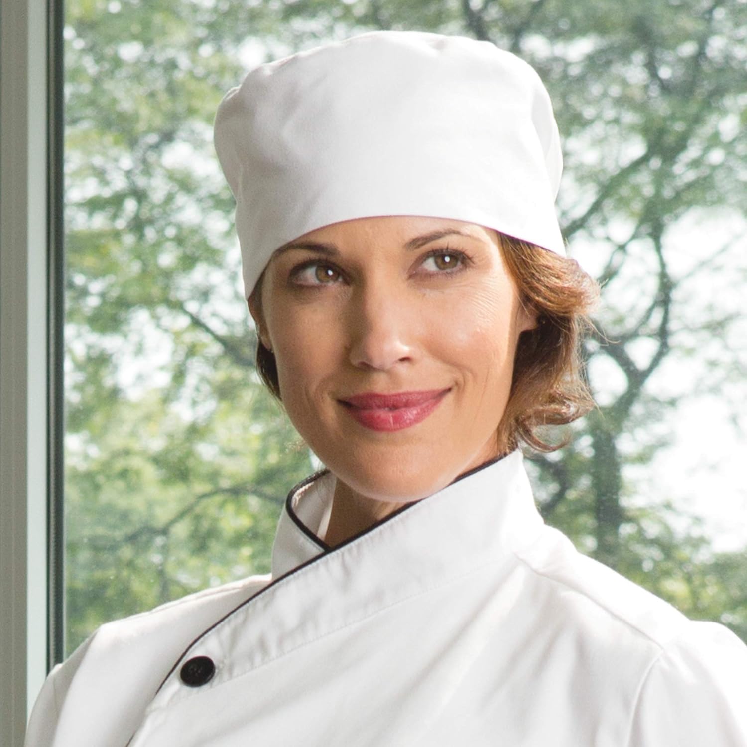 Chef Skull Cap Breathable Polycotton Kitchen Headwear White Pack of 1 2 3 or 4 - High Living - 4A's Global