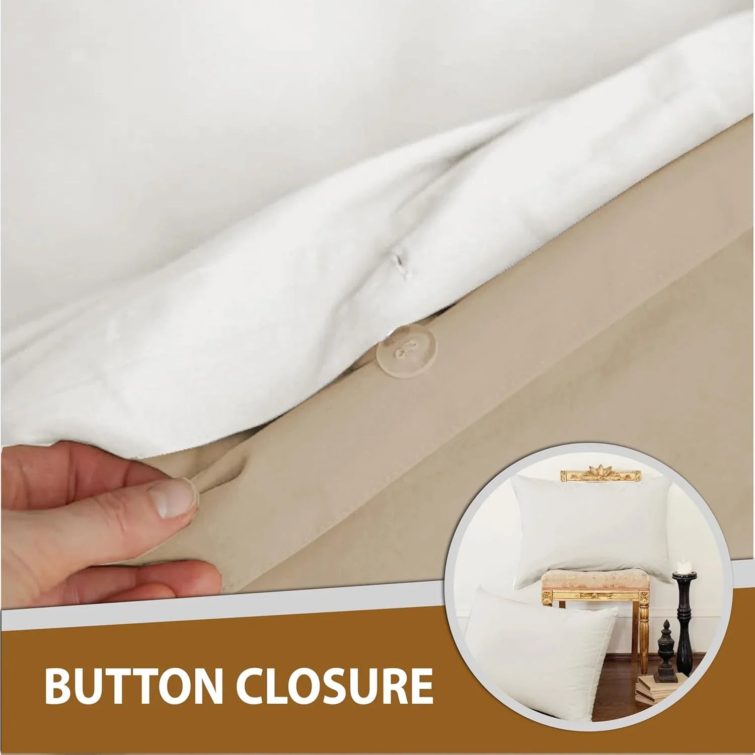 Reversible & Plain Duvet Cover and Matching Pillowcase Set –  Elegant, Soft & Durable Bedding - 4A's Global