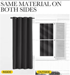 Thermal Blackout Eyelet Curtains 99% Light Block, 10 Sizes 6 Colours - Royal Home Furnishing