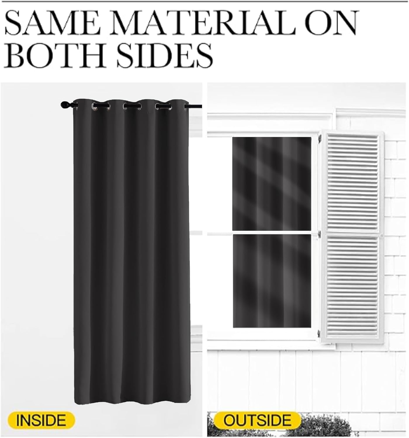Thermal Blackout Eyelet Curtains 99% Light Block, 10 Sizes 6 Colours - Royal Home Furnishing