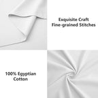 High Living Luxury Percale Poly-Cotton Flat Sheet | 180 Thread Count Bedding