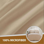 Reversible & Plain Duvet Cover and Matching Pillowcase Set –  Elegant, Soft & Durable Bedding 4A's Global