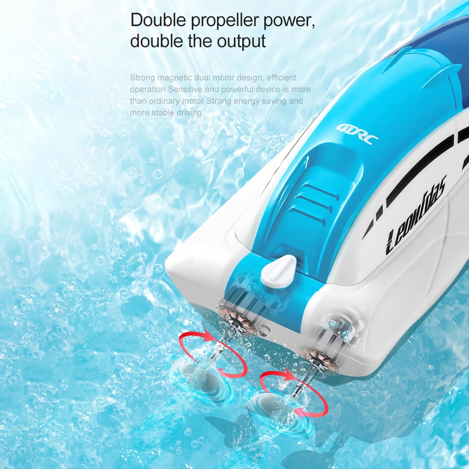 S4 RC Boat, Remote Control Boat 2.4GHz High Speed RC Racing Boat with 2 Rechargeable Batteries for Adults and Kids - 4A's Global