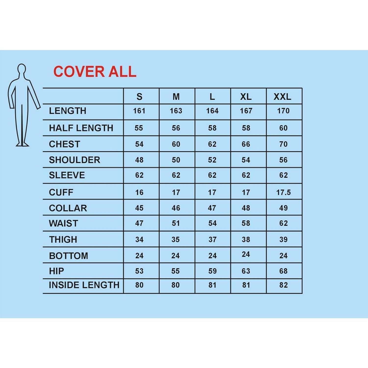 4AS Hazmat Suit Disposable Coverall | Heavy Duty Full Body Painters Suit with Multiple Specifications for Men & Women Breathable & Water-Resistant - 4A's Global