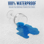 Waterproof Terry Bed Sheet Protector Extra Deep 30cm, All UK Sizes Including Cot - High Living