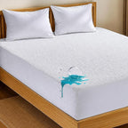 Waterproof Terry Bed Sheet Protector Extra Deep 30cm, All UK Sizes Including Cot - High Living