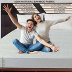 3D Air Layer Bamboo Fabric Mattress Topper Pad – Cooling, Breathable &amp; Hypoallergenic Comfort | Multiple Sizes - 4A's Global