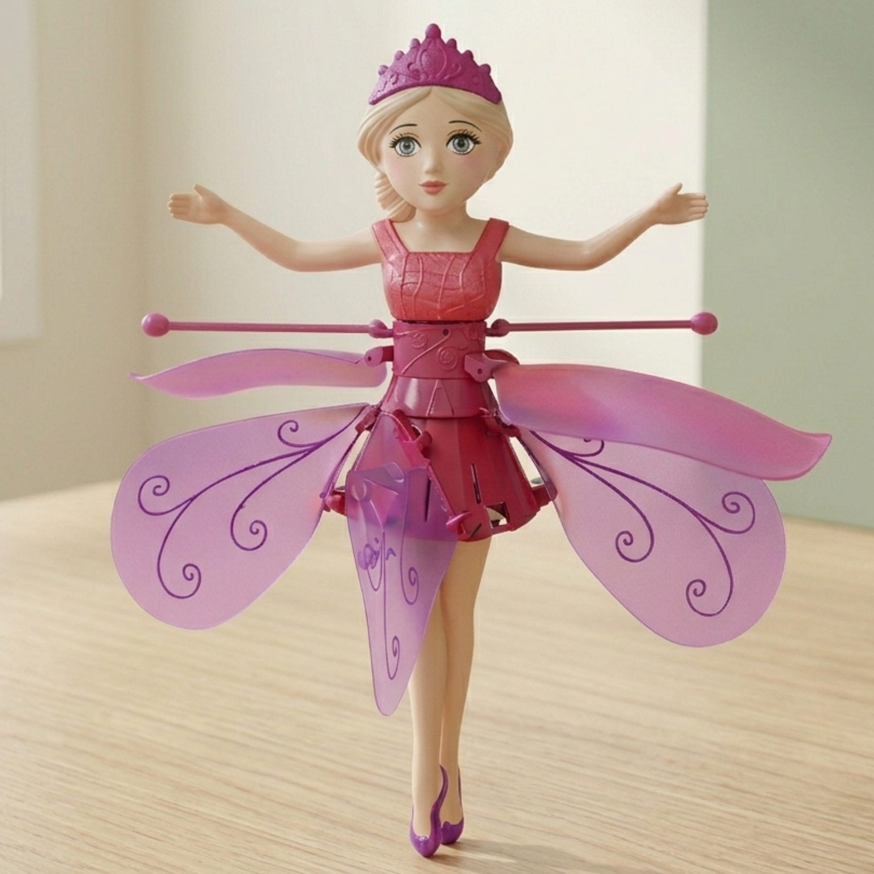 Fairy Flying Toy – Hand Sensor Induction Helicopter with LED Lights