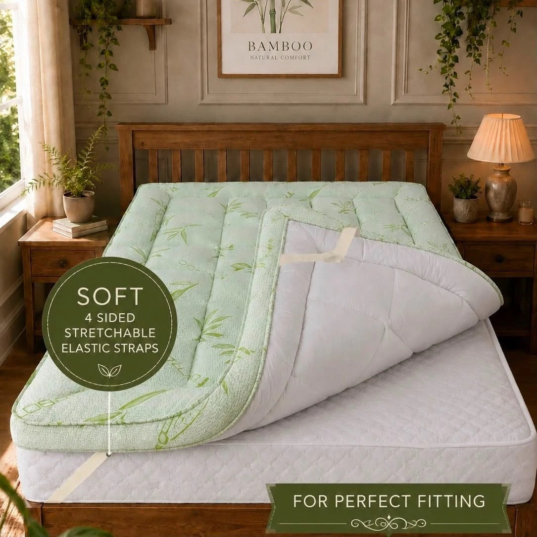 10cm Extra Thick Mattress Topper | 1100GSM Deep-Fill Luxury | All UK Sizes | 4AS