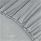 Extra Deep 30cm Fitted Bed Sheet – Luxury Hotel-Quality Deep Pocket Sheet for Perfect Mattress Fit - 4A's Global