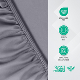Extra Deep 30cm Fitted Bed Sheet – Luxury Hotel-Quality Deep Pocket Sheet for Perfect Mattress Fit - 4A's Global