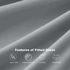 Extra Deep 30cm Fitted Bed Sheet – Luxury Hotel-Quality Deep Pocket Sheet for Perfect Mattress Fit - 4A's Global