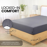 Extra Deep 30cm Fitted Bed Sheet – Luxury Hotel-Quality Deep Pocket Sheet for Perfect Mattress Fit - 4A's Global
