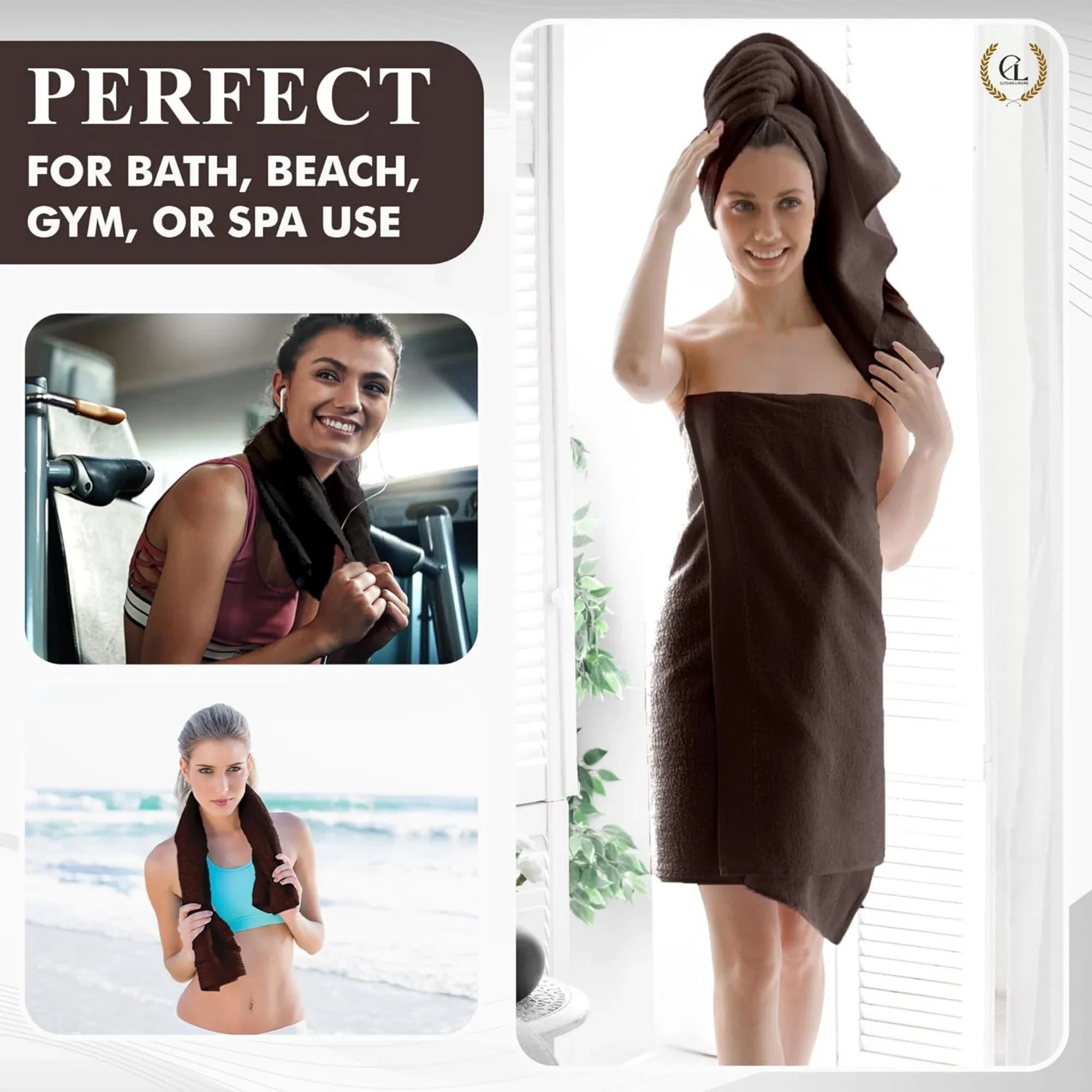 Luxury Egyptian Cotton Towel Bale Set | Ultra Soft & Absorbent | 500 GSM - 4A's Global