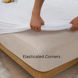 CL Waterproof Terry Winter Bed Sheet  – Soft, Breathable &amp; Allergy-Proof Bedding Protection