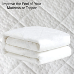 Cooling Bamboo Waterproof Mattress Protector – Hypoallergenic & Noise-Free Fitted Cover