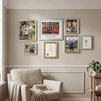 A2 Snap Frame Poster Holder Wall Display Silver Aluminium for Retail and Office - SGM - 4A's Global