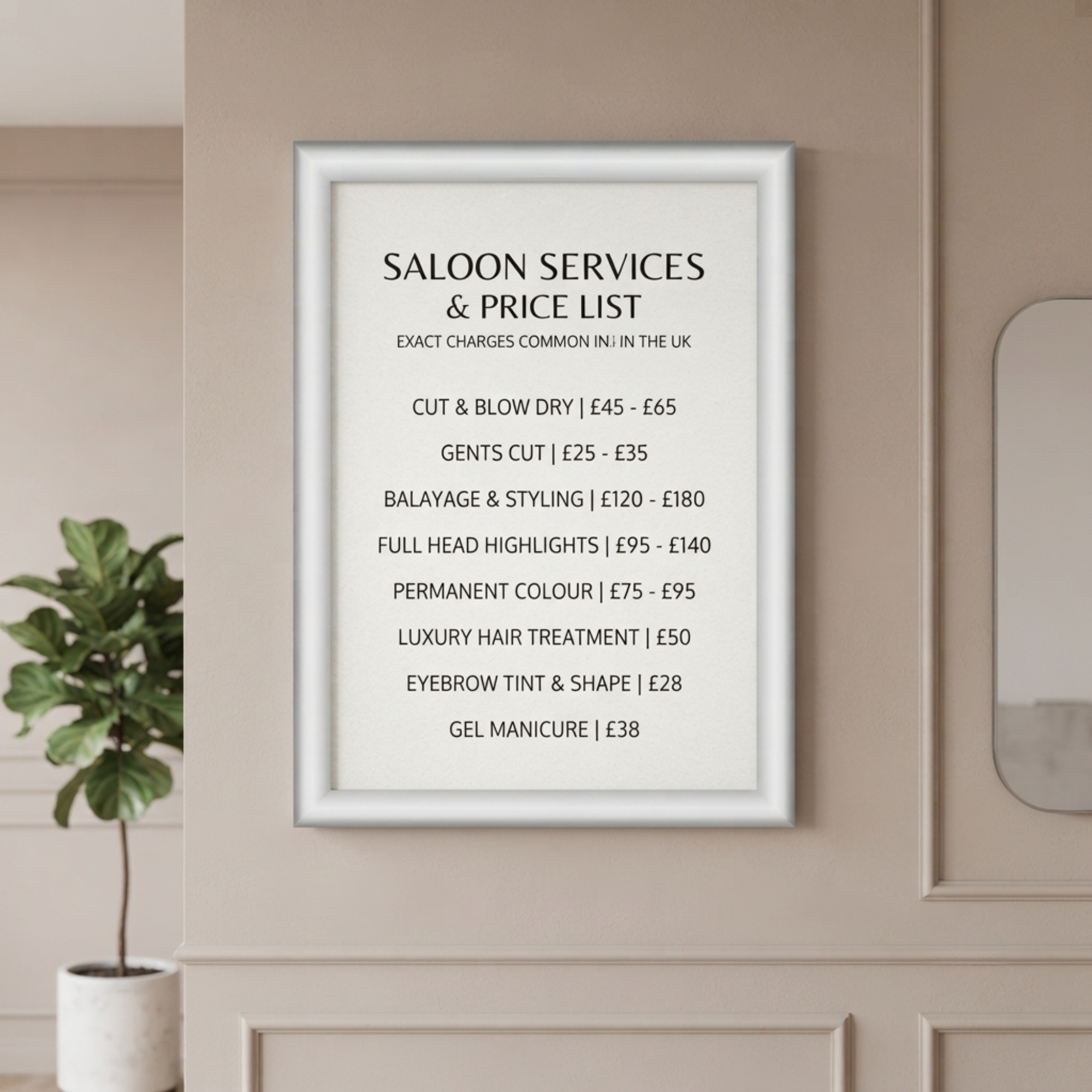 A2 Snap Frame Poster Holder Wall Display Silver Aluminium for Retail and Office - SGM - 4A's Global