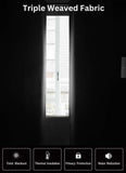 Thermal Thick Blackout Eyelet Ring Curtain - Blackout Curtains - Navy Blue