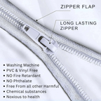 HH Fully Zippered Waterproof Mattress Protector Encasement – Bed Bug Proof, Anti-Allergy &amp; Deep Fit (Copy) - 4A's Global