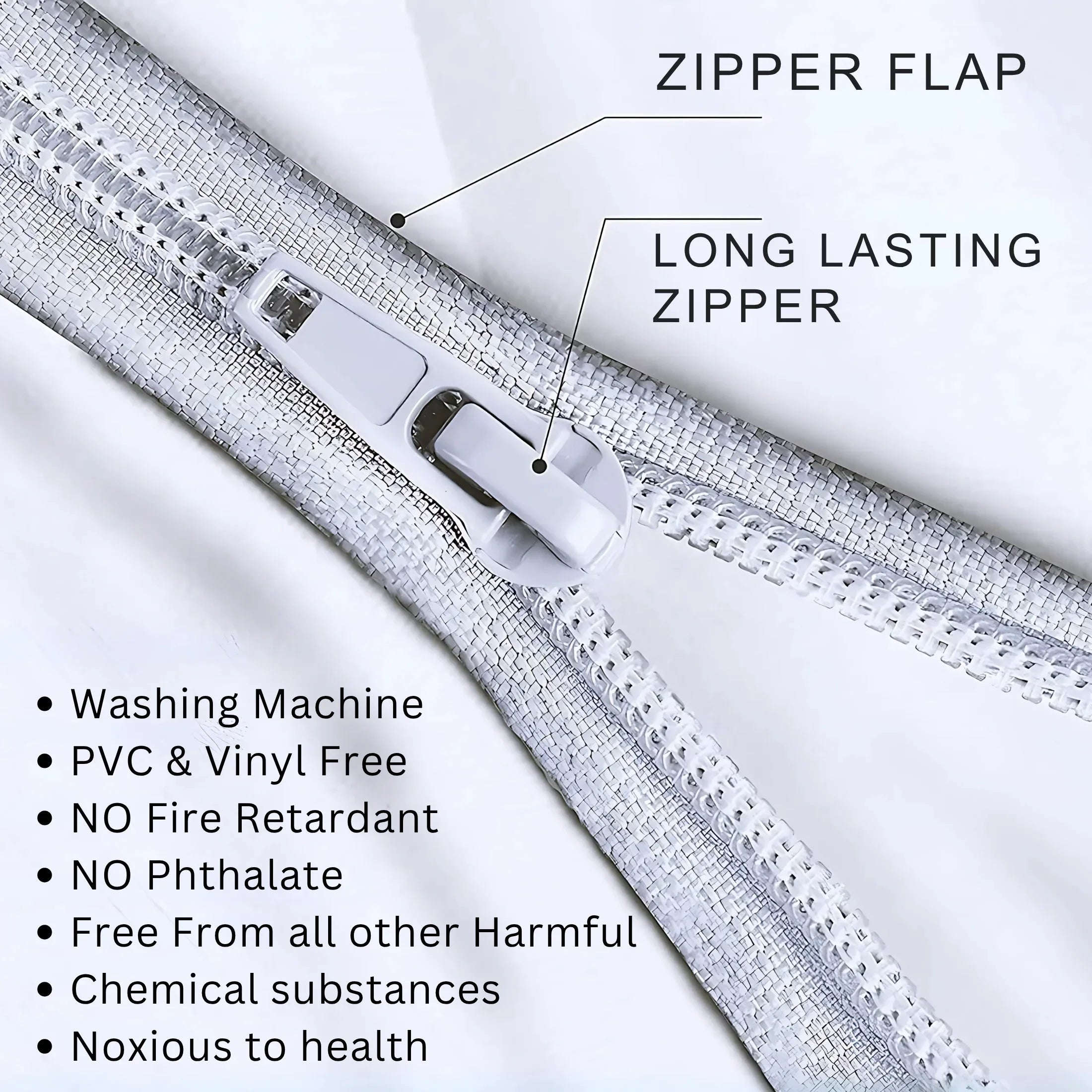 HH Fully Zippered Waterproof Mattress Protector Encasement – Bed Bug Proof, Anti-Allergy &amp; Deep Fit (Copy) - 4A's Global