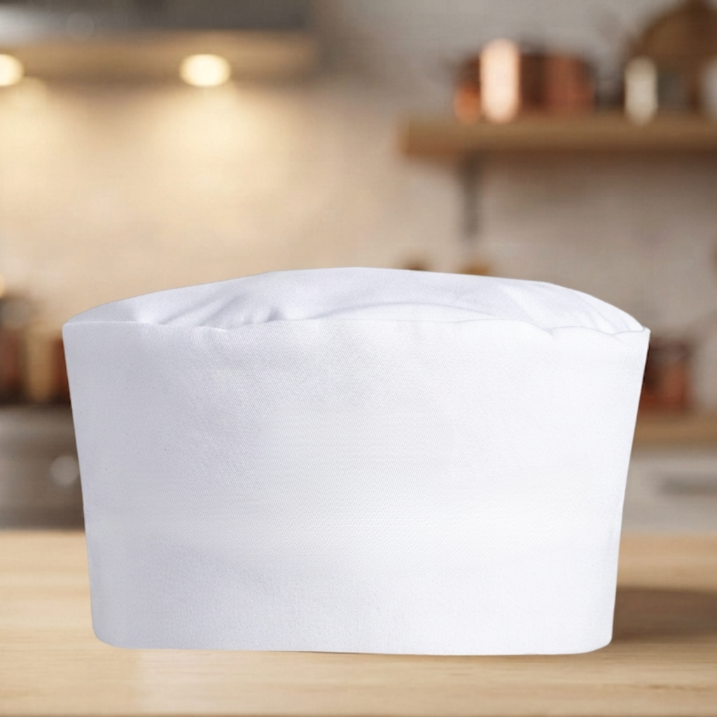 Chef Skull Cap Breathable Polycotton Kitchen Headwear White Pack of 1 2 3 or 4 - High Living - 4A's Global