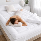 10cm Extra Thick Mattress Topper | 1100GSM Deep-Fill Luxury | All UK Sizes | 4AS