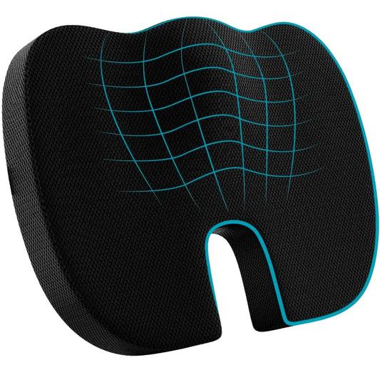 Hip & Tailbone Memory Foam Seat Cushion – 45x35 cm Ergonomic 4A's Global