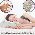 Memory Foam Bounce Back Pillow – Cool Comfort, Fresh Mornings Removable Cover – Ergonomic Contour Neck Support - 4A's Global
