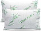 Crushed Memory Foam Bamboo Pillow Adjustable Cooling Hypoallergenic - 4AS - 4A's Global
