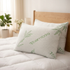 Crushed Memory Foam Bamboo Pillow Adjustable Cooling Hypoallergenic - 4AS - 4A's Global