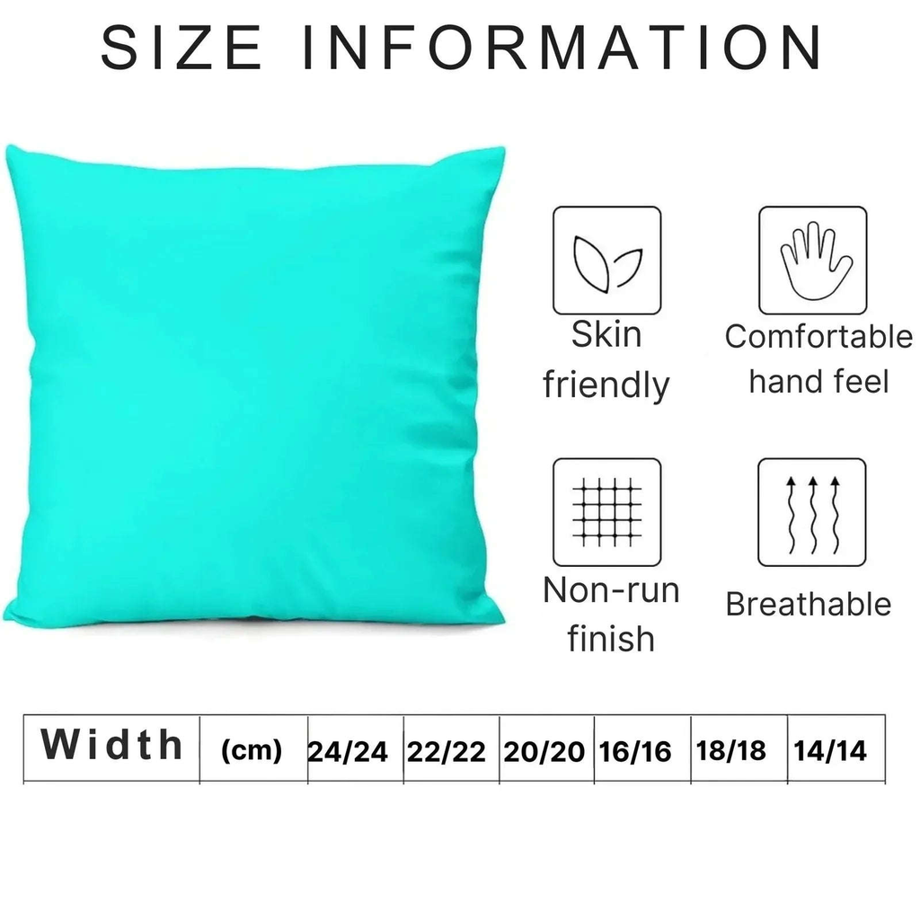 Plain Dyed Percale Cushion Covers – Stylish Sofa &amp; Bedroom Décor | Multiple Sizes &amp; Colors - 4A's Global