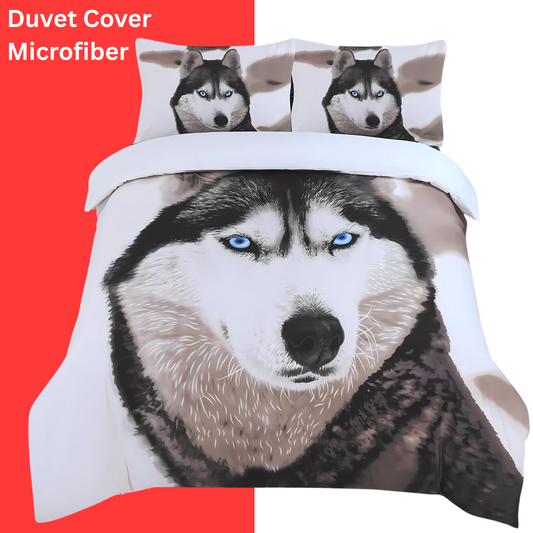 3D Animal Print Duvet Cover Set | Cotton-Feel Luxury Bedding with Pillowcases | Bold Bedroom Makeover for UK Homes - 4A's Global