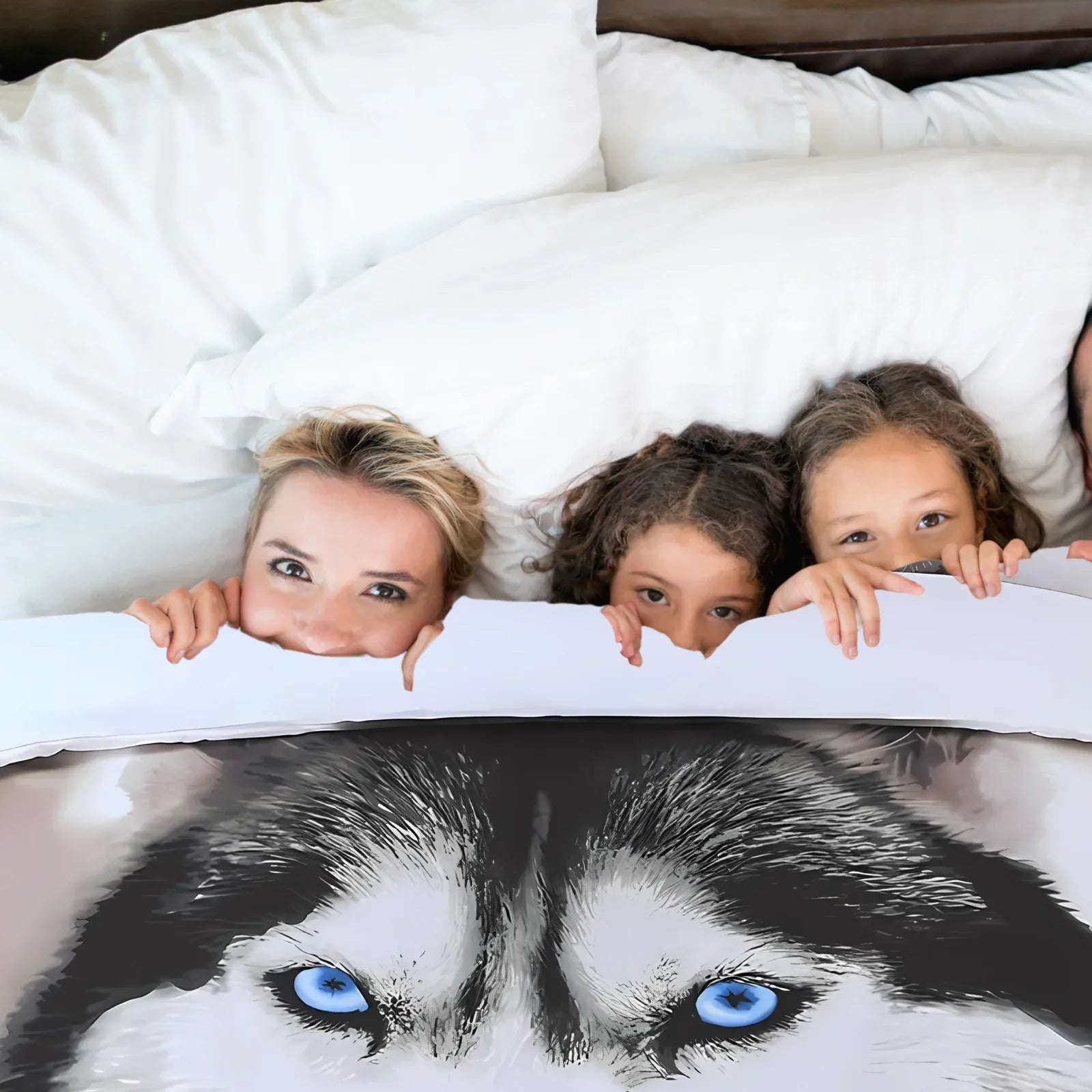 3D Animal Print Duvet Cover Set | Cotton-Feel Luxury Bedding with Pillowcases | Bold Bedroom Makeover for UK Homes - 4A's Global