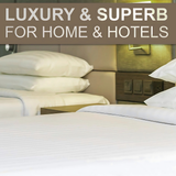 CL Satin Stripes Duvet Cover Set with Pillowcases Luxury Microfiber – 5 Star Hotel Quality Bedding