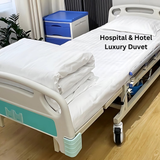 CL Satin Stripes Duvet Cover Set with Pillowcases Luxury Microfiber – 5 Star Hotel Quality Bedding