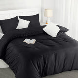 Reversible & Plain Duvet Cover and Matching Pillowcase Set –  Elegant, Soft & Durable Bedding - 4A's Global