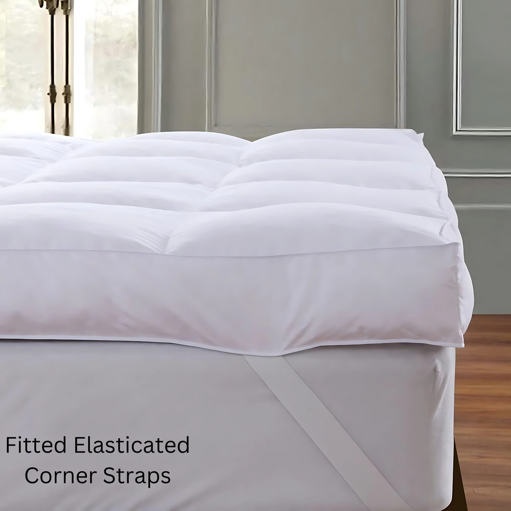 10cm Extra Thick Mattress Topper | 1100GSM Deep-Fill Luxury | All UK Sizes | 4AS